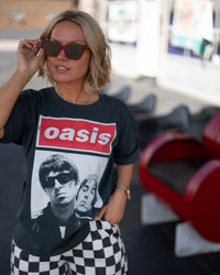Daydreamer Licensed Oasis Liam & Noel Merch Tee