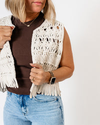Sadie & Sage Matilda Crochet Vest