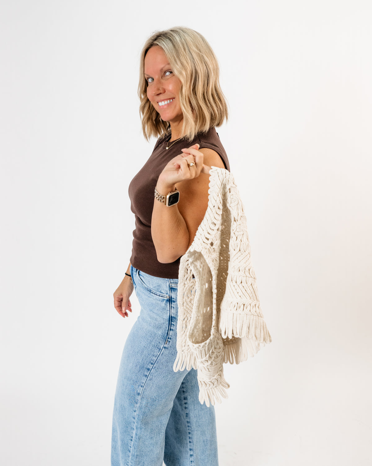 Free People Murphy Tank Chocolatier