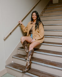 Free People Lemon Denim Jacket