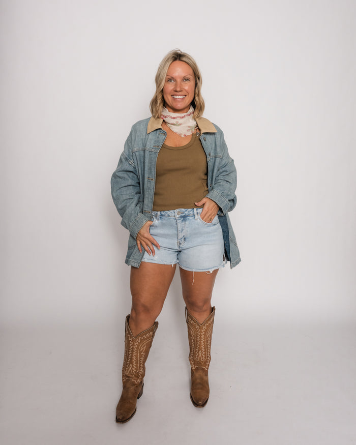 West & Main Denim Shorts