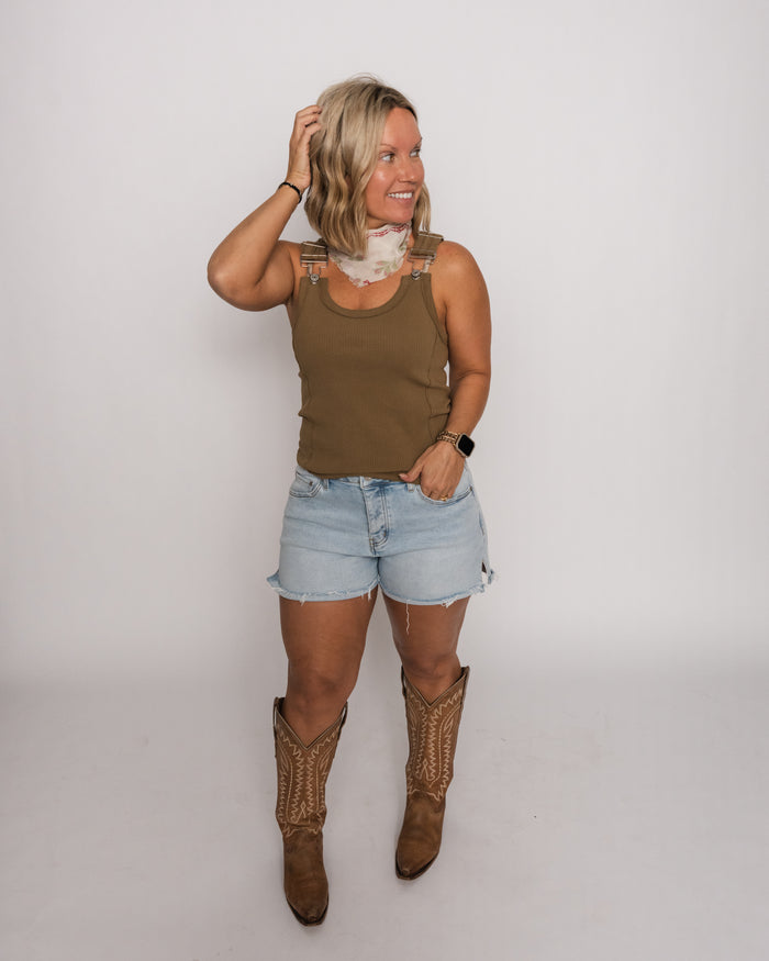 Natural Life Boho Bandana Scarf in Cross Stitch