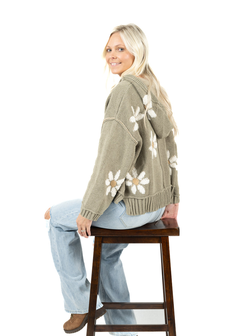 Coming Up Daisies Sweater