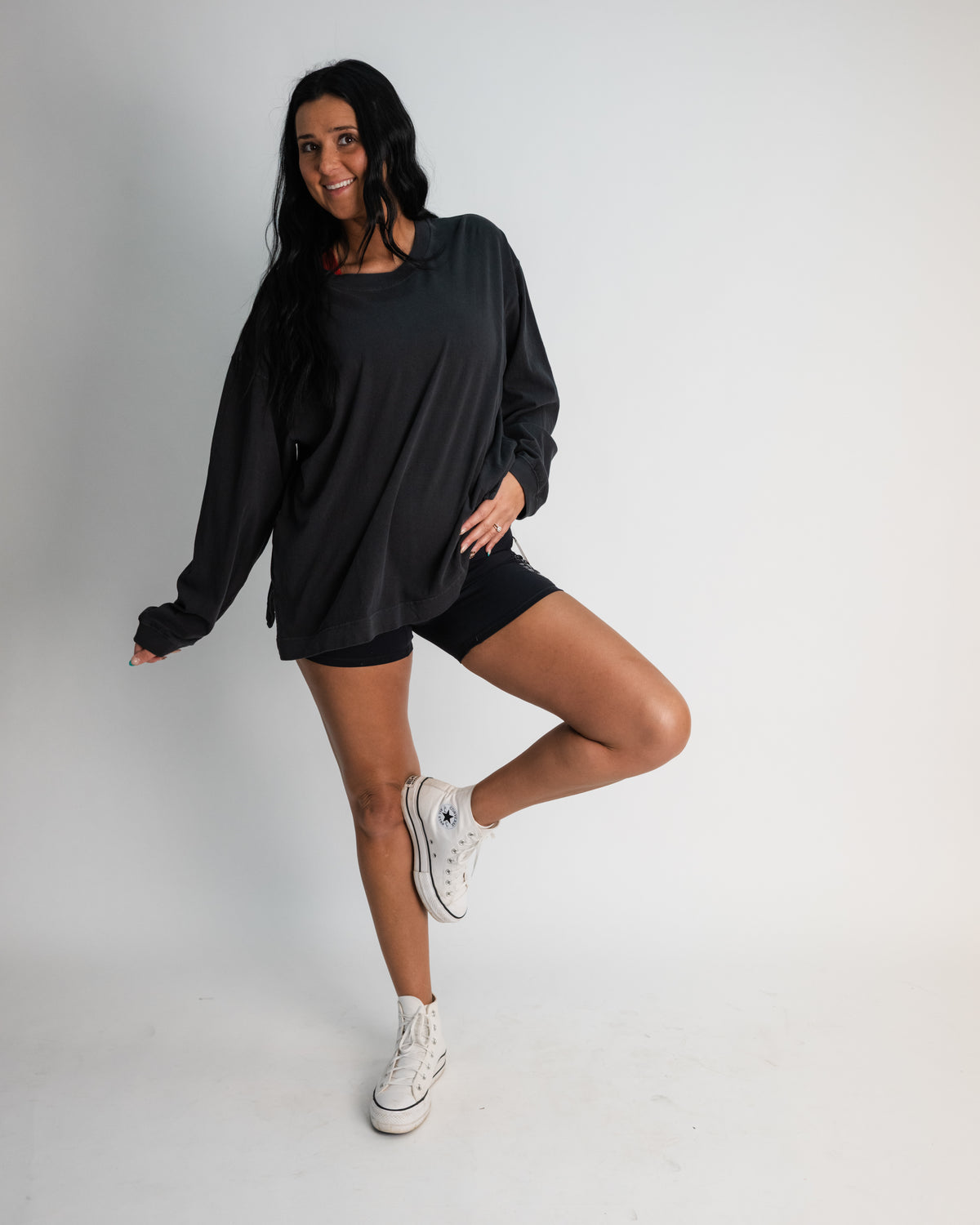 Free People Hustle Layer Black