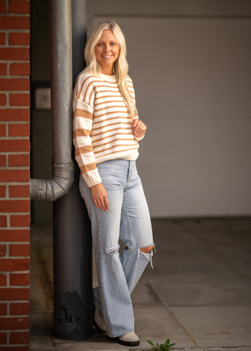 Caramel Cream Chenille Sweater