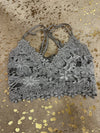 Charcoal Live In Lace Bralette