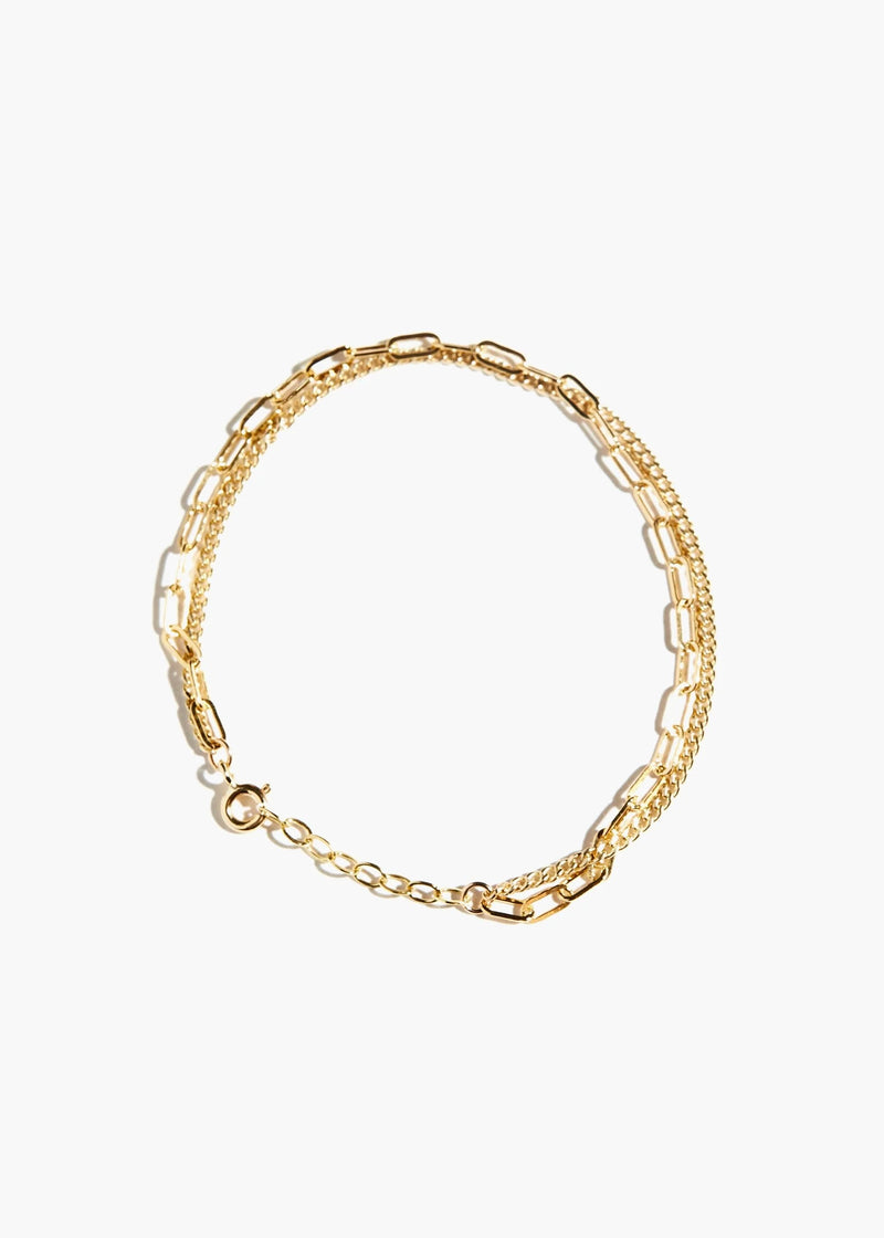 Able Layered Chain Bracelet